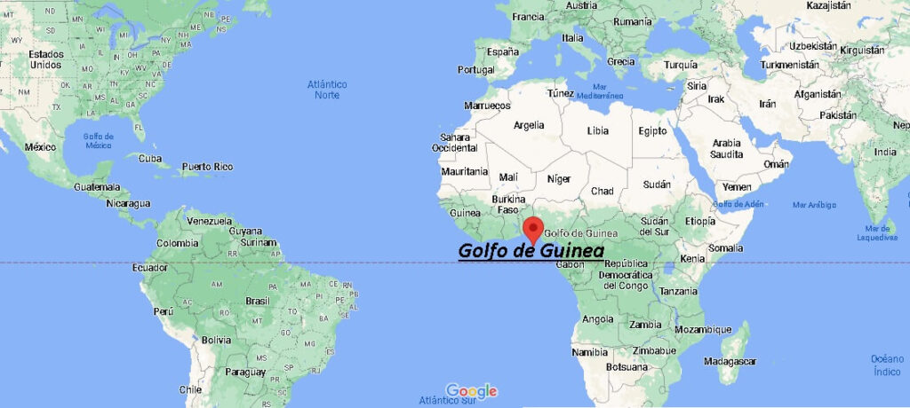 ¿Dónde está El Golfo de Guinea