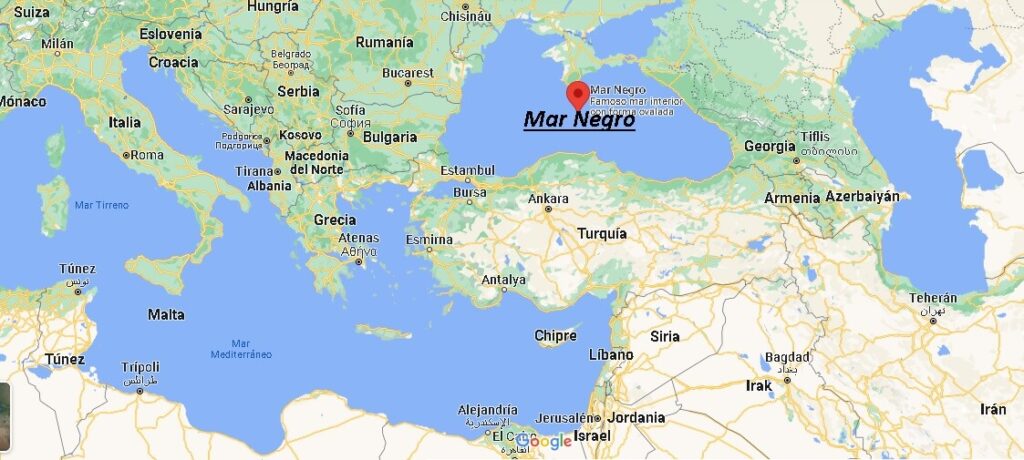 ¿Dónde está El Mar Negro