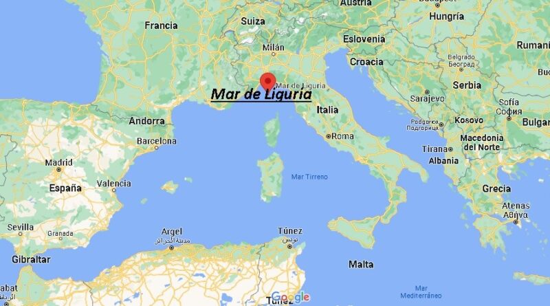 ¿Dónde está El Mar de Liguria