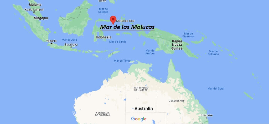 ¿Dónde está El Mar de las Molucas