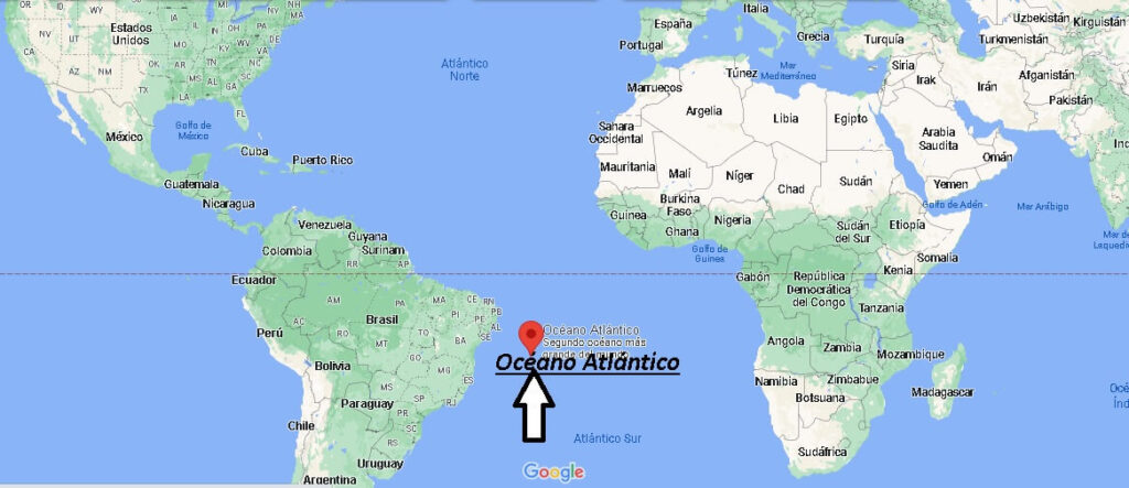¿Dónde está El Océano Atlántico