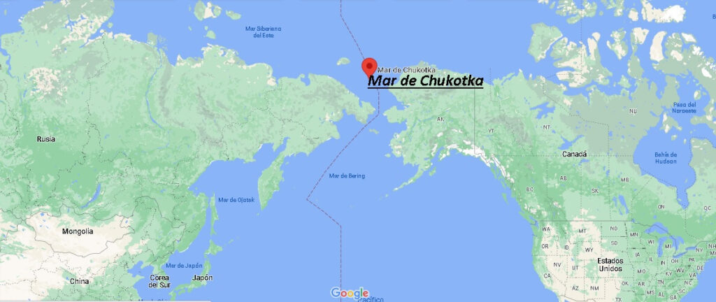 ¿Dónde está El mar de Chukotka