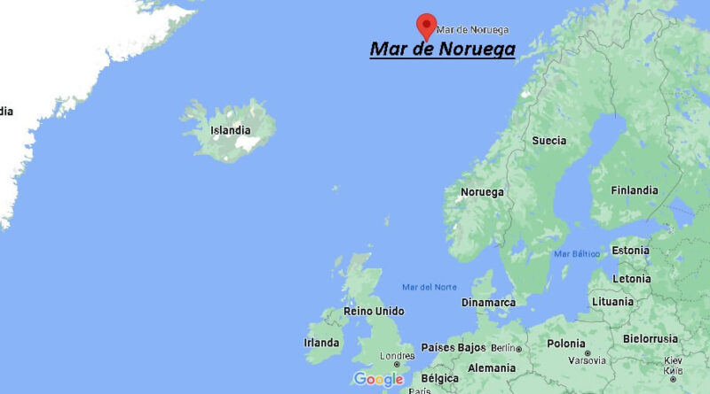 ¿Dónde está El mar de Noruega