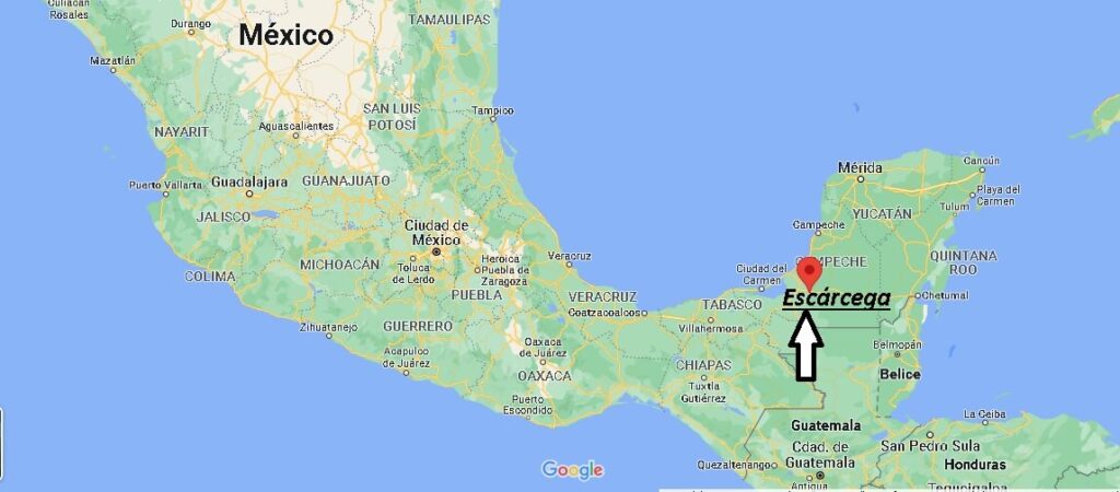 ¿Dónde está Escárcega Mexico