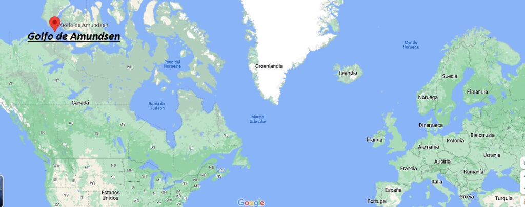 ¿Dónde está Golfo de Amundsen