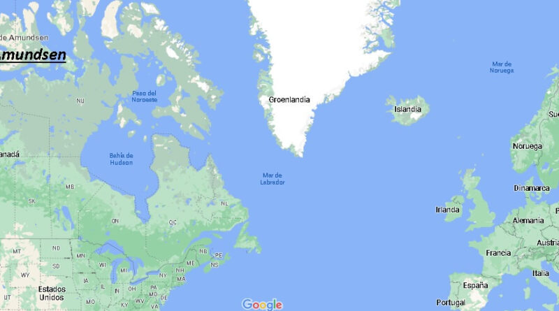 ¿Dónde está Golfo de Amundsen