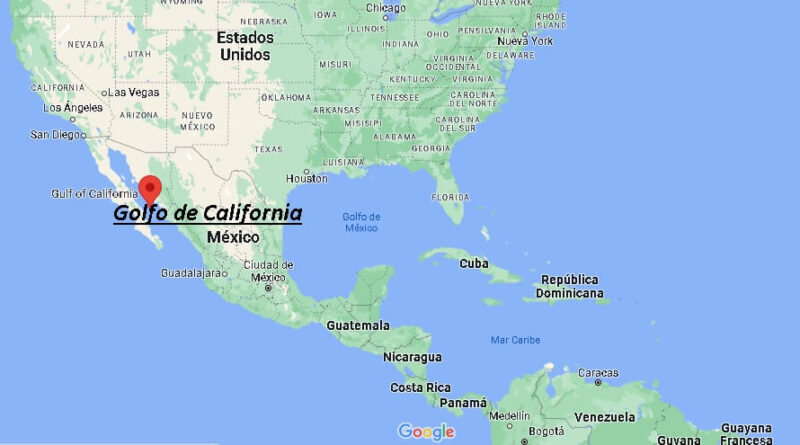 ¿Dónde está Golfo de California