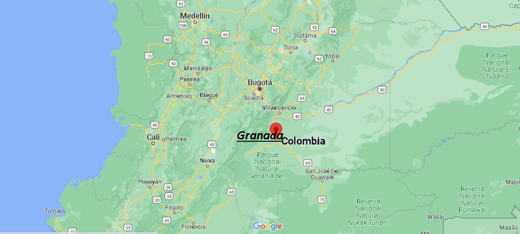 ¿Dónde está Granada Colombia