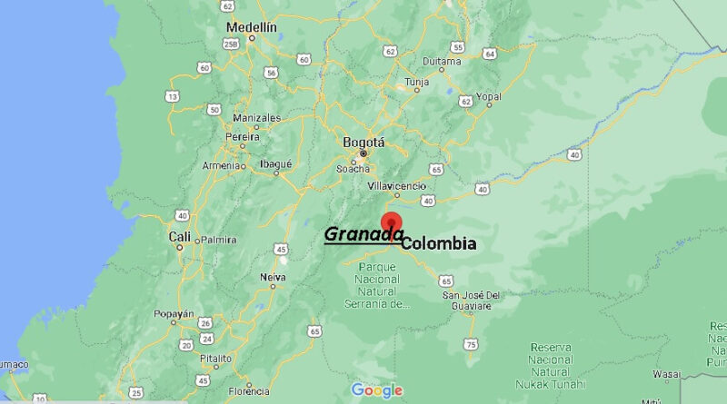 ¿Dónde está Granada Colombia
