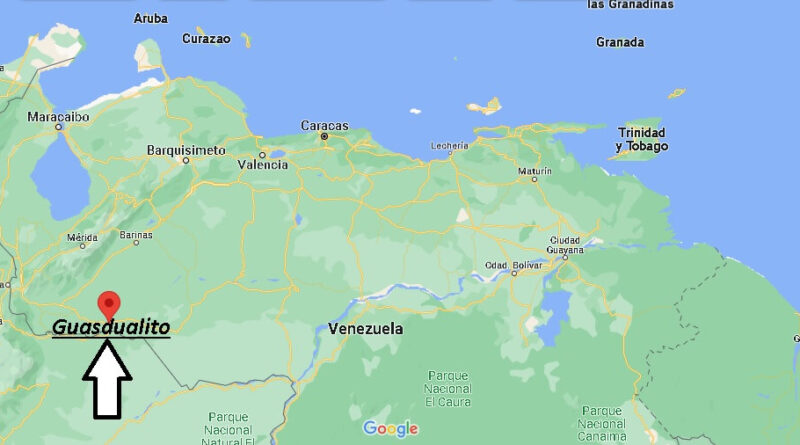 ¿Dónde está Guasdualito Venezuela