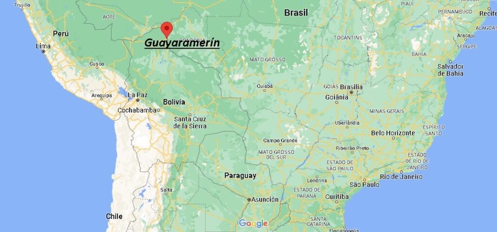 ¿Dónde está Guayaramerín Bolivia