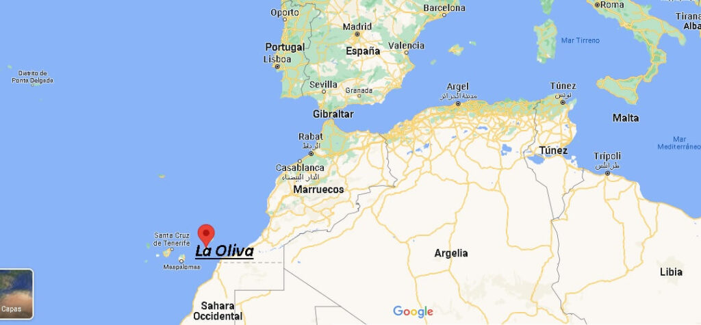 ¿Dónde está La Oliva España