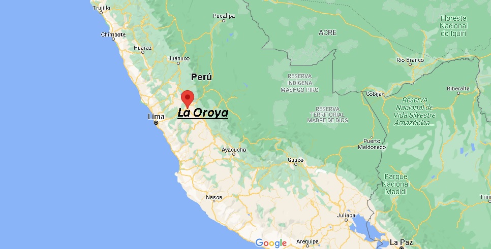 ¿Dónde está La Oroya Perú