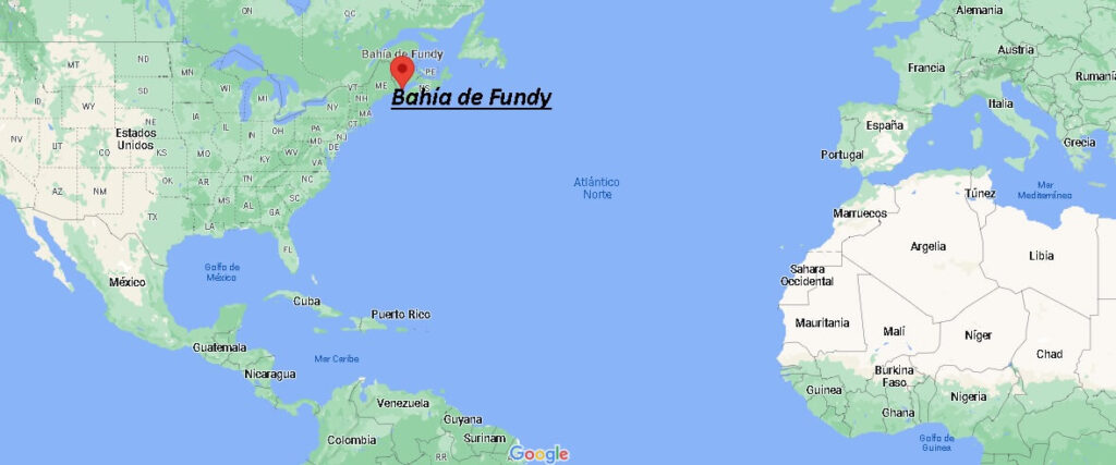 ¿Dónde está La bahía de Fundy