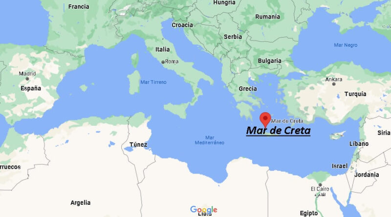 ¿Dónde está Mar de Creta