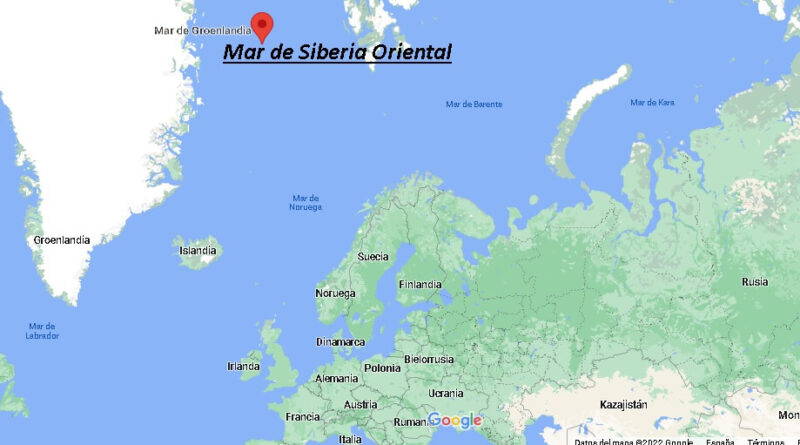 ¿Dónde está Mar de Siberia Oriental