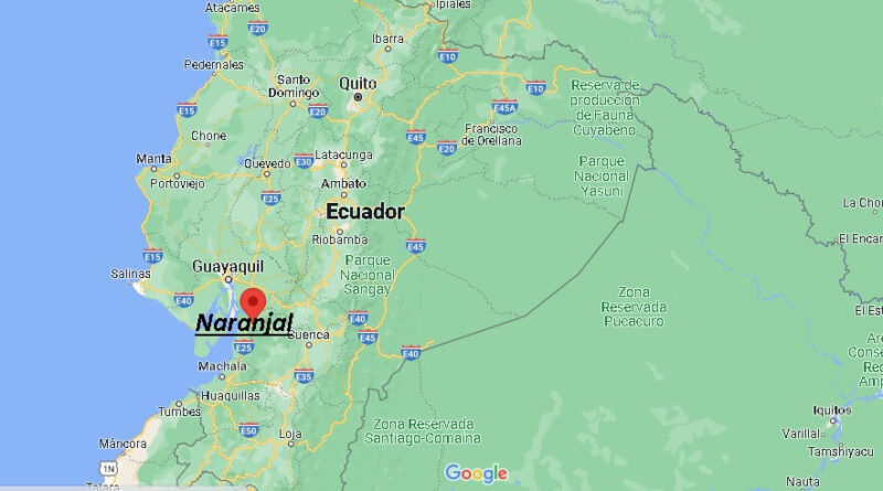 ¿Dónde está Naranjal Ecuador