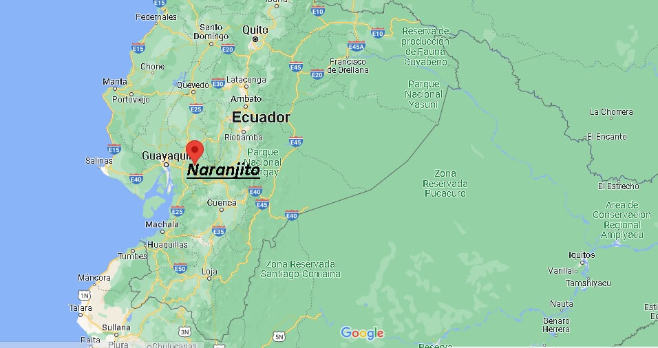¿Dónde está Naranjito Ecuador