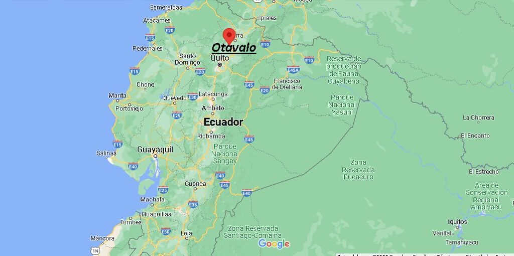 ¿Dónde está Otavalo Ecuador
