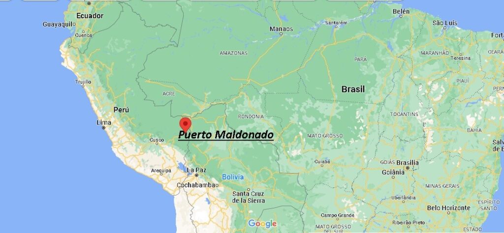 ¿Dónde está Puerto Maldonado Perú