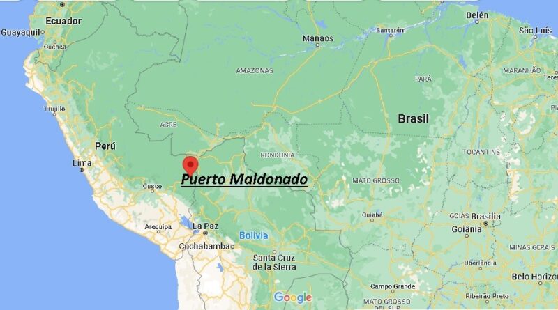 ¿Dónde está Puerto Maldonado Perú
