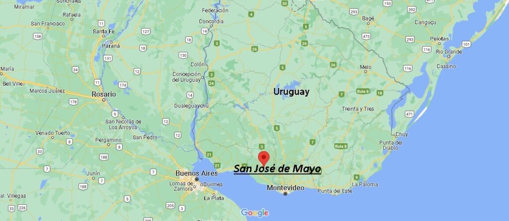 ¿Dónde está San José de Mayo Uruguay