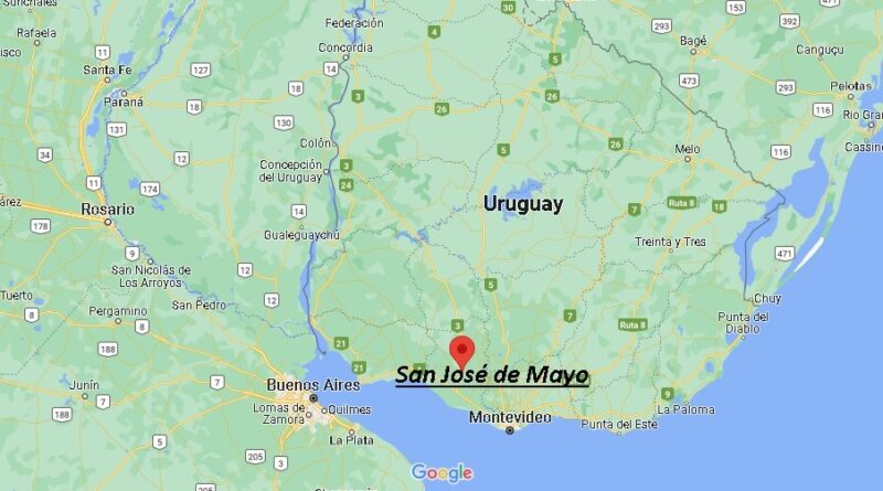 ¿Dónde está San José de Mayo Uruguay