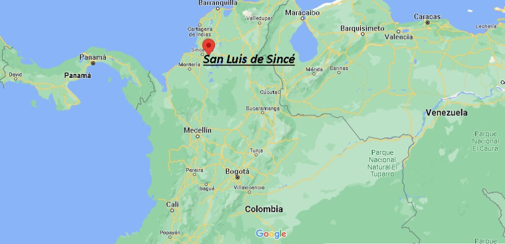 ¿Dónde está San Luis de Sincé Colombia