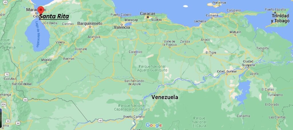¿Dónde está Santa Rita Venezuela