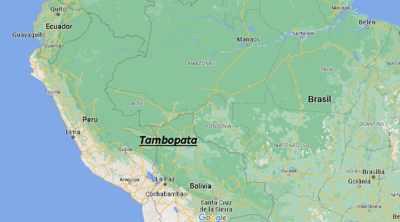 ¿Dónde está Tambopata Perú