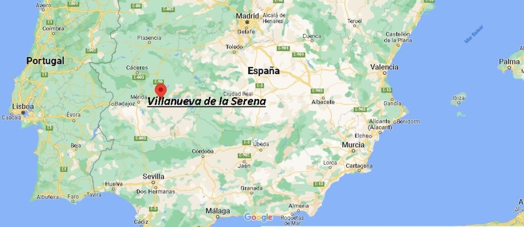 ¿Dónde está Villanueva de la Serena España