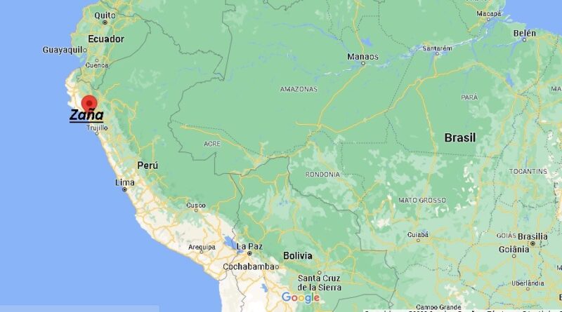 ¿Dónde está Zaña, Perú