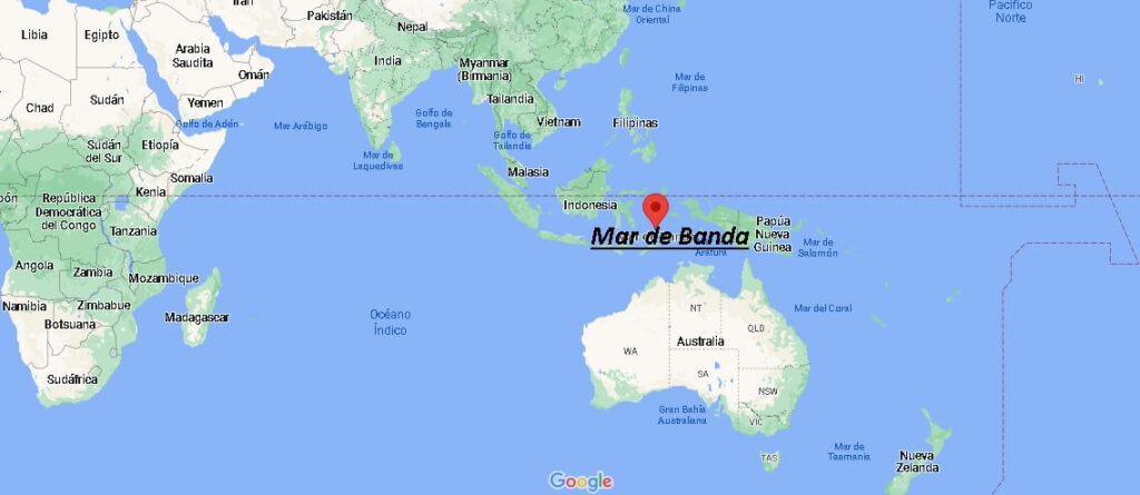 ¿Dónde está el Mar de Banda