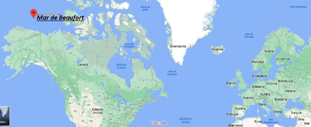 ¿Dónde está el Mar de Beaufort