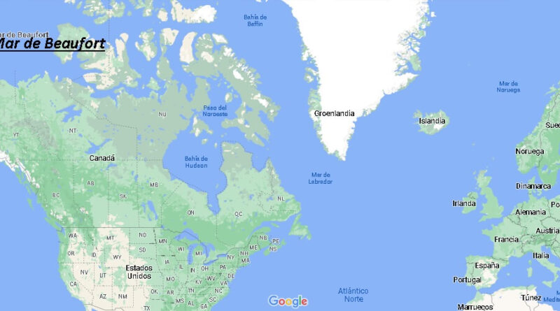 ¿Dónde está el Mar de Beaufort