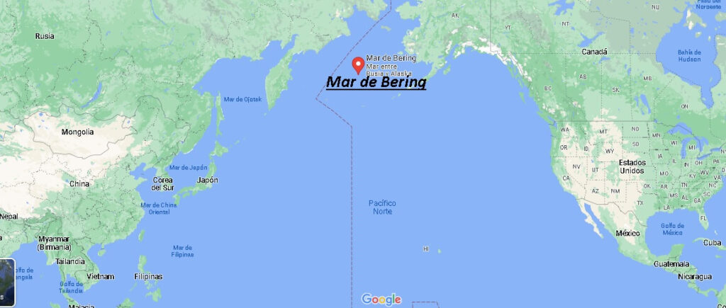 ¿Dónde está el Mar de Bering