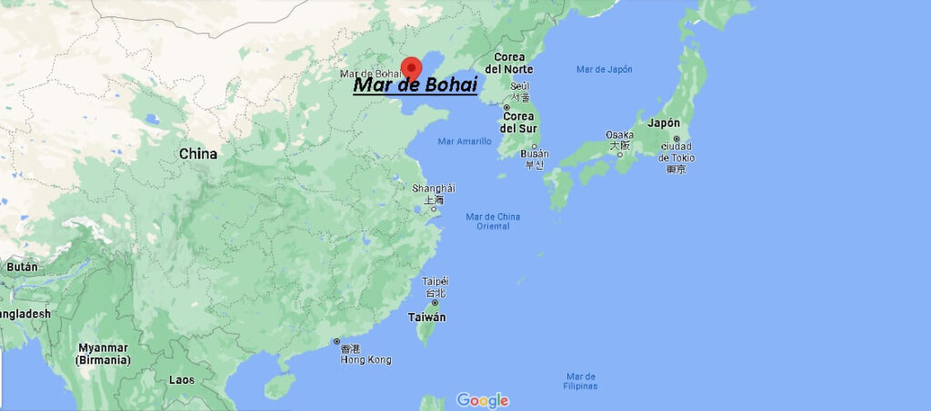 ¿Dónde está el Mar de Bohai