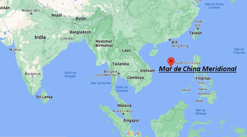 ¿Dónde está el Mar de China Meridional
