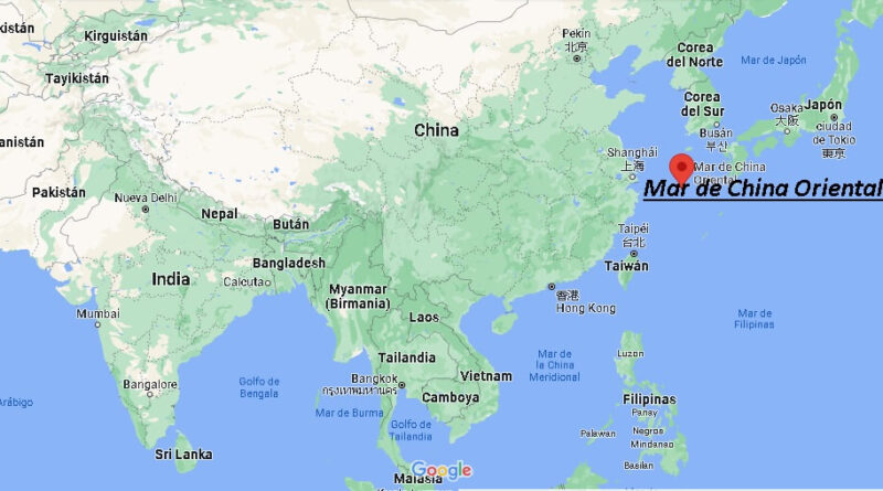 ¿Dónde está el Mar de China Oriental