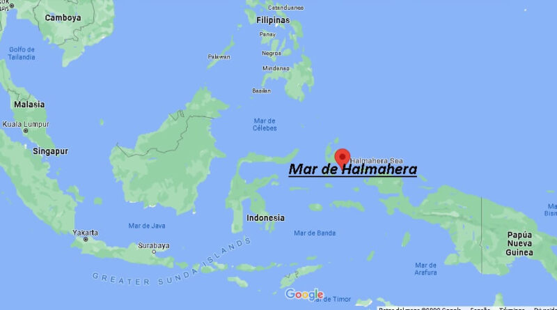 ¿Dónde está el Mar de Halmahera