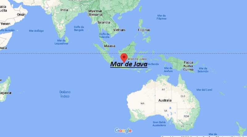 ¿Dónde está el Mar de Java