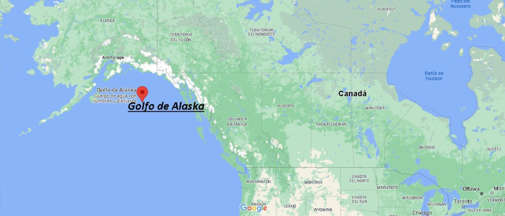 ¿Dónde está ubicado Golfo de Alaska
