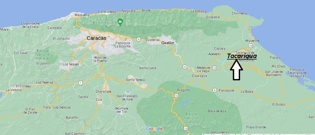 ¿Dónde está ubicado el Lago de Tacarigua