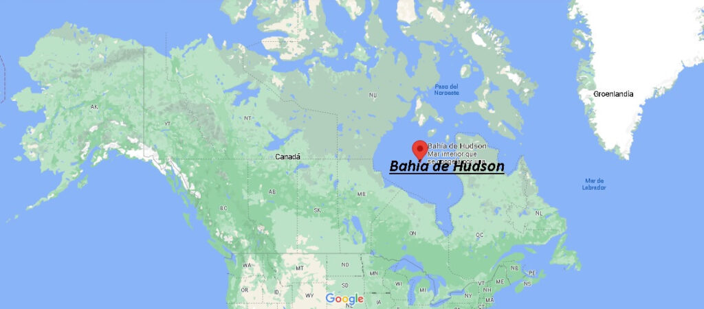 ¿Dónde está ubicado la Bahía de Hudson
