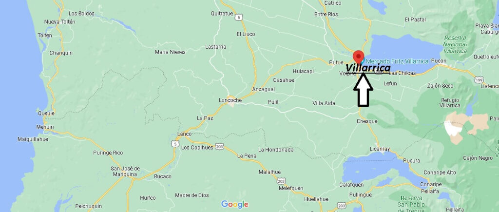 ¿Dónde se ubica Villarrica