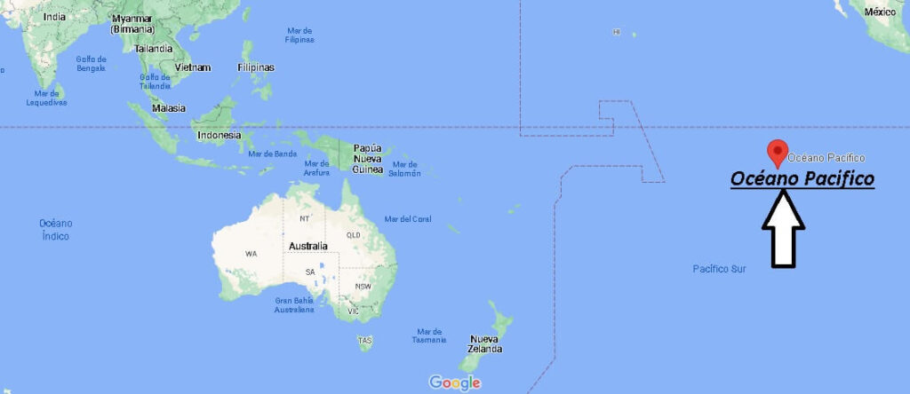 ¿Dónde se ubica el Océano Pacifico