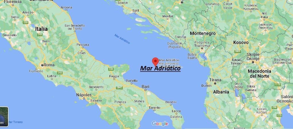 ¿Dónde se ubica el mar Adriático