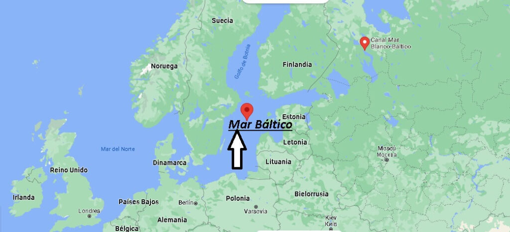 ¿Qué países limitan con el Mar Báltico
