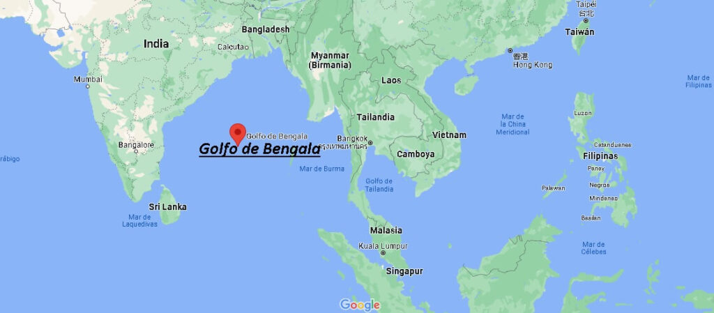 Dónde queda El Golfo de Bengala