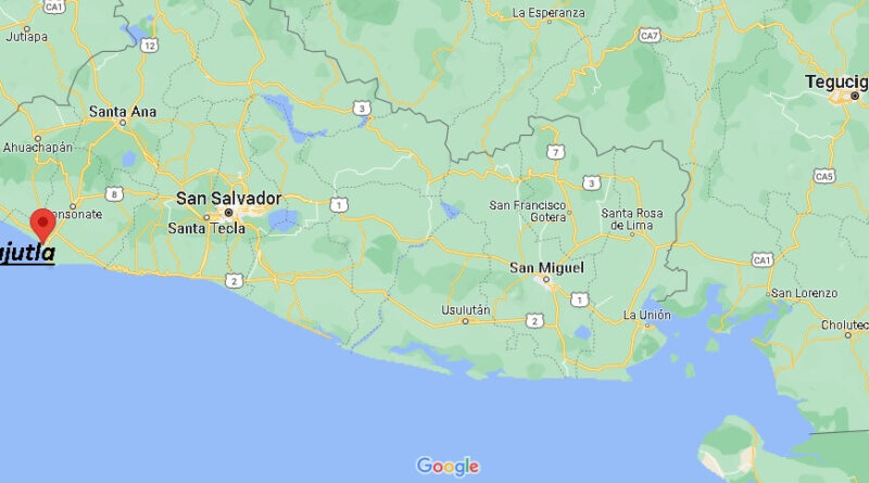 ¿Dónde está Acajutla El Salvador